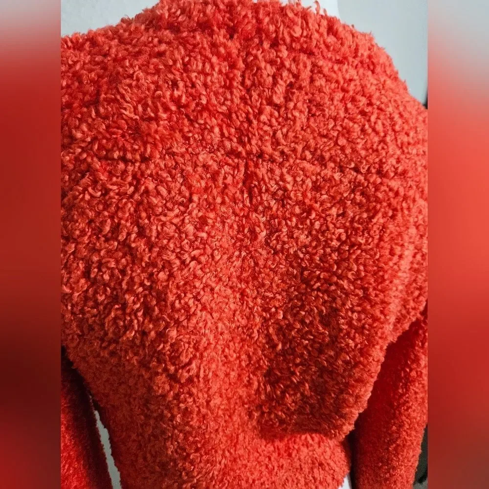 NWT CHANEL Red Sweater Size 38